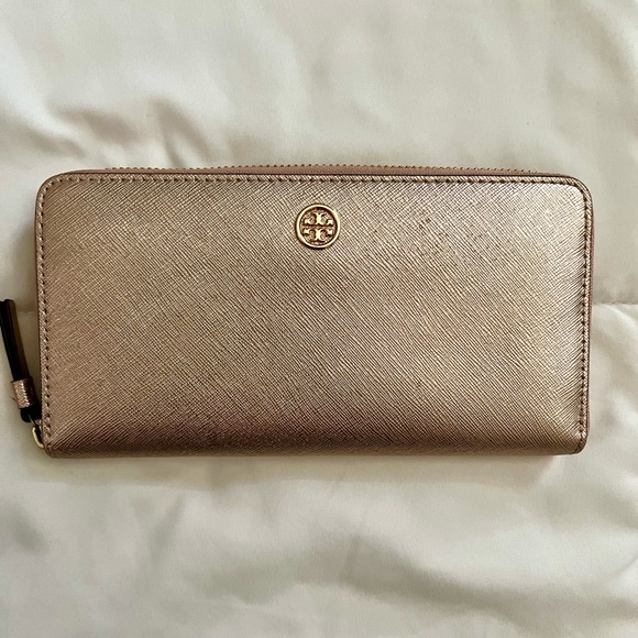 Tory Burch Robinson Continental wallet Rose Gold - Picture 3 of 5